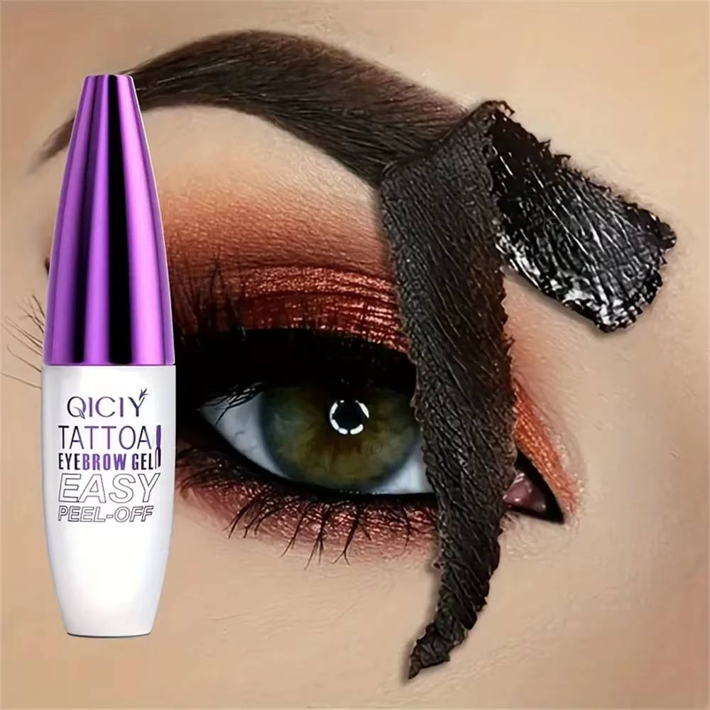 Lasting 3 Days Tattoo Easy Peel off Eyebrow Gel Cream Types Long-Lasting Smudge-Proof Sweat Resistant Waterproof Cosmetics